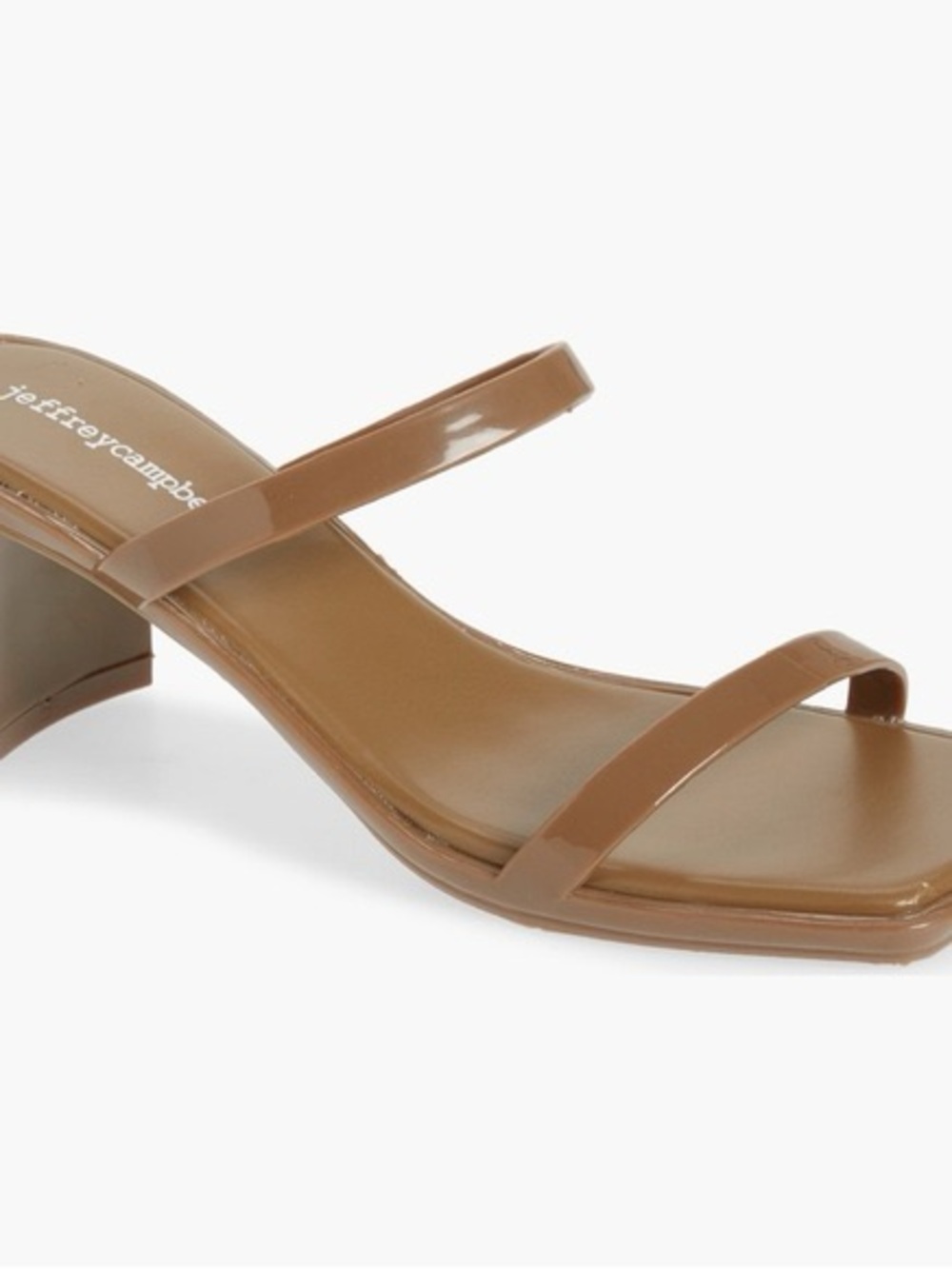 Jeffrey Campbell Dusty Tan Jellie (Jamm-3) Heels